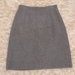 EUC Agnona Double faced cashmere a line skirt